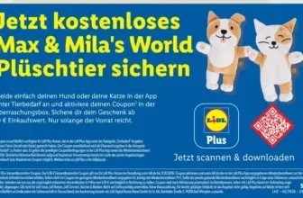 Kostenloses Hunde- oder Katzen-Plüschtier für Lidl Plus Kunden