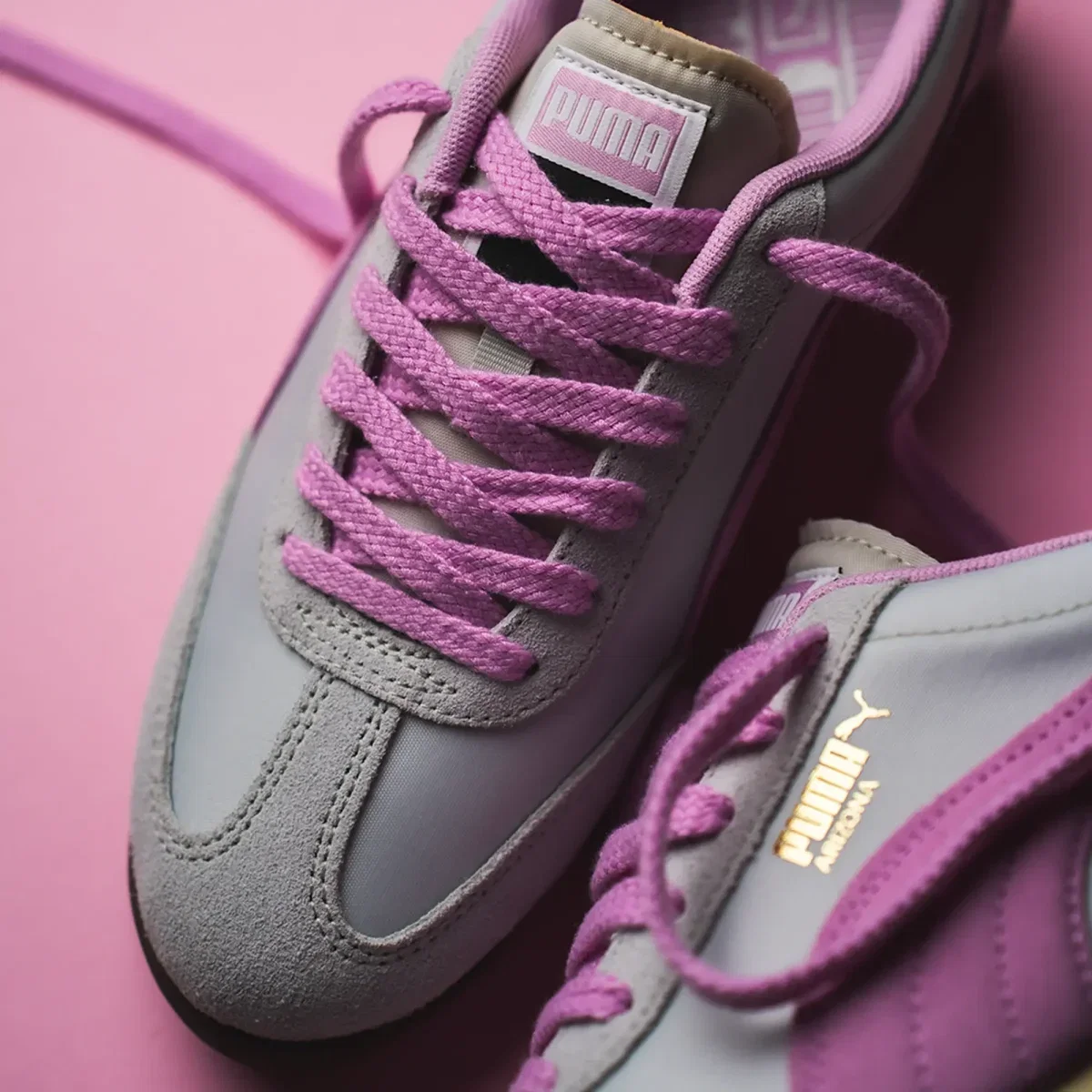 PUMA Arizona Nylon Damen-Sneaker mit Textil und Leder