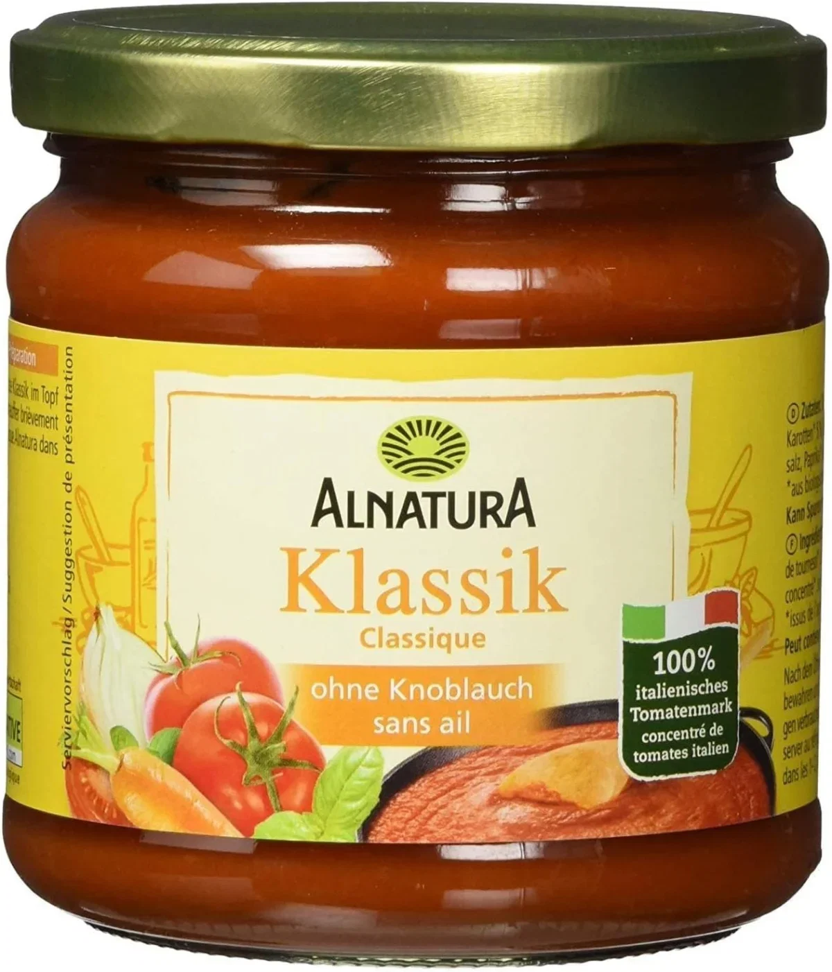 4x Alnatura Bio Tomatensauce Klassik (350ml)