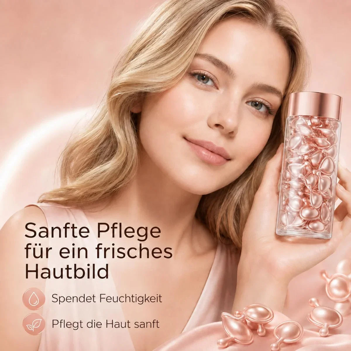 90 Stück Kapselserum mit Retinol Niacinamid & Natriumhyaluronat (0.5ml)