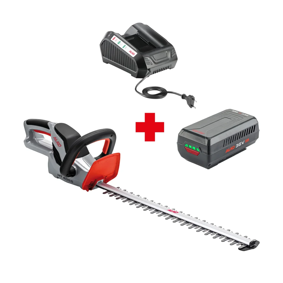 AL-KO Akku-Heckenschere 36V – HT 4055 SET (inkl. Akku und Ladegerät)