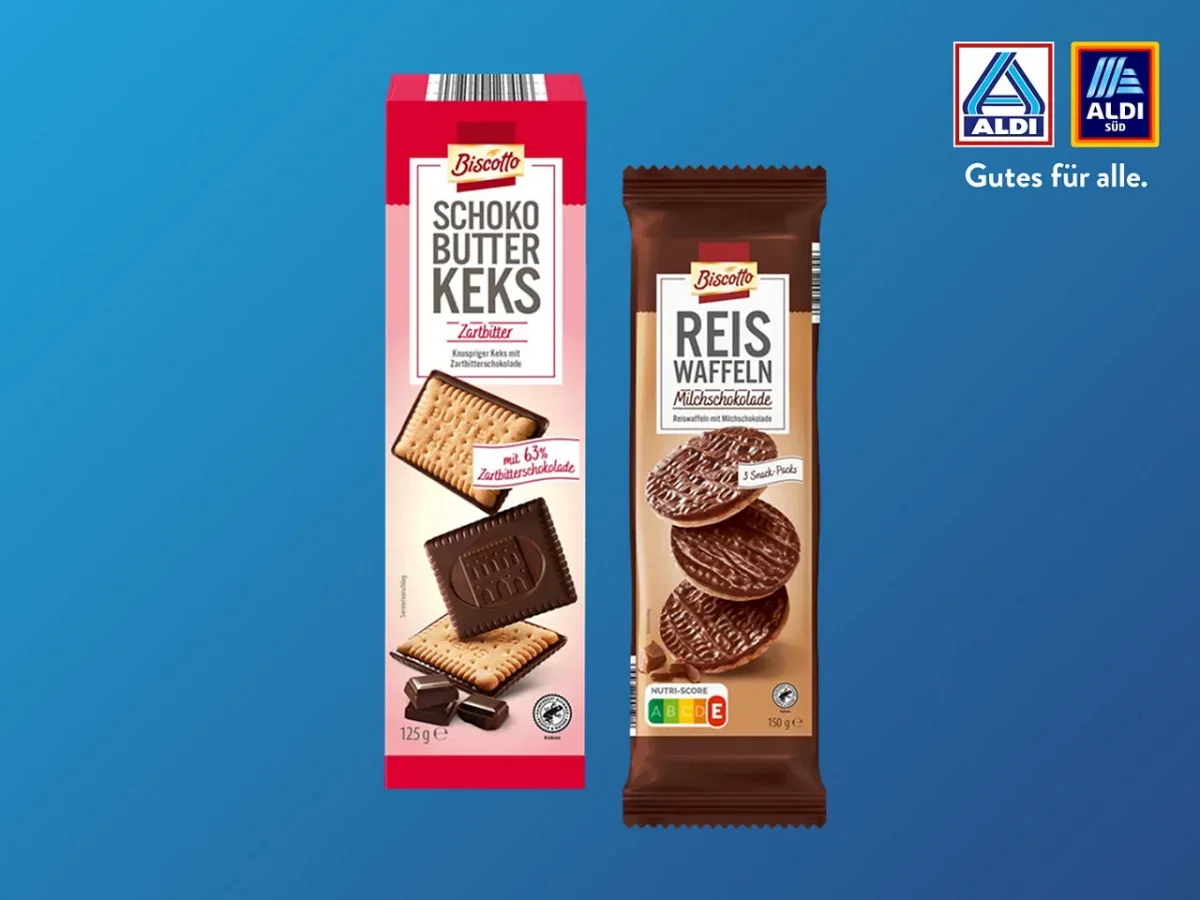 ALDI senkt 14 Keks- und Waffelpreise dauerhaft – bis zu 50 Cent weniger