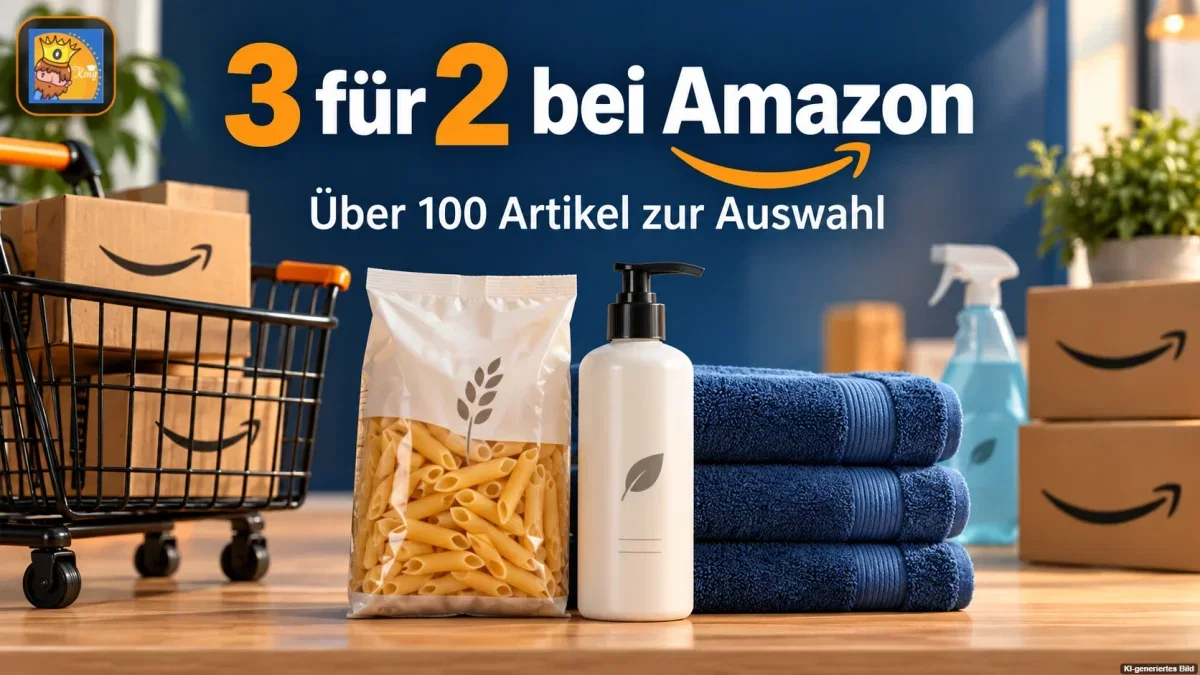 Amazon 3 für 2 Aktion: Über 100 Artikel zur Auswahl