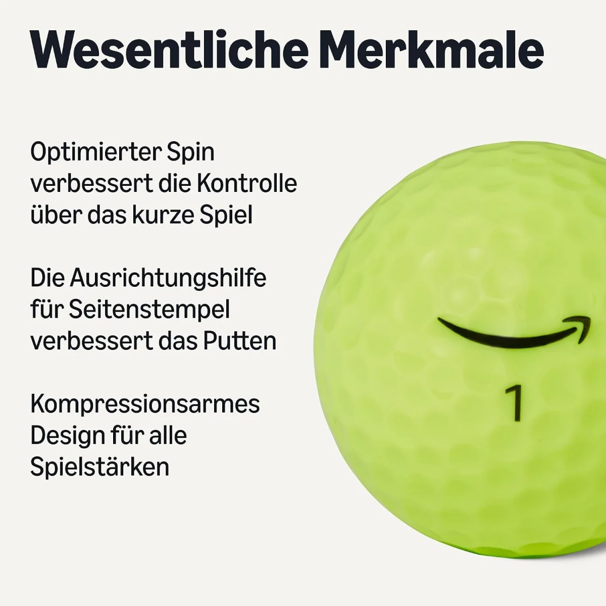 Amazon Basics Core Soft Golfbälle 12er Pack
