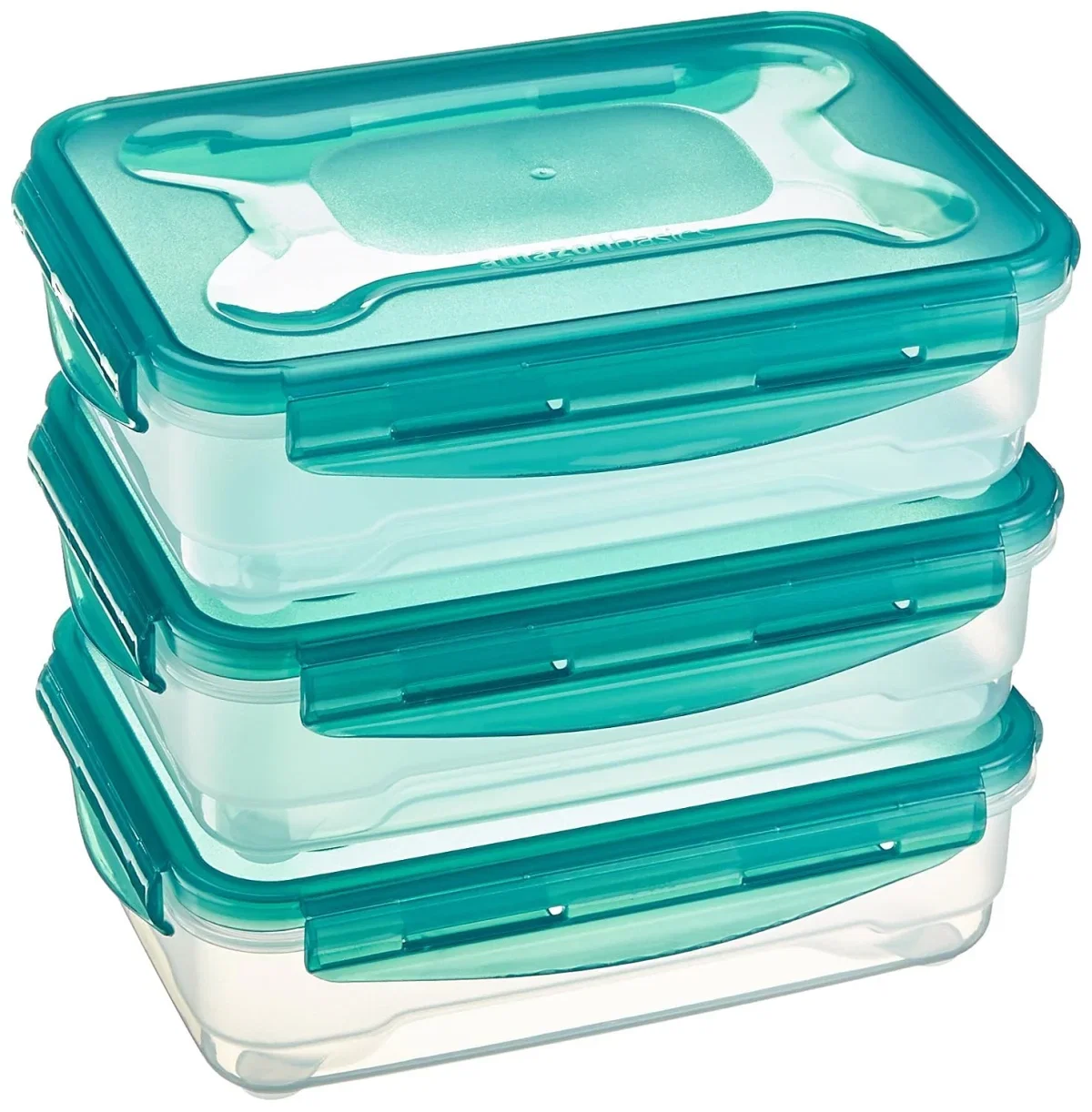 Amazon Basics Gefrierbehälter im Set mit Deckel  (3×1.2l)