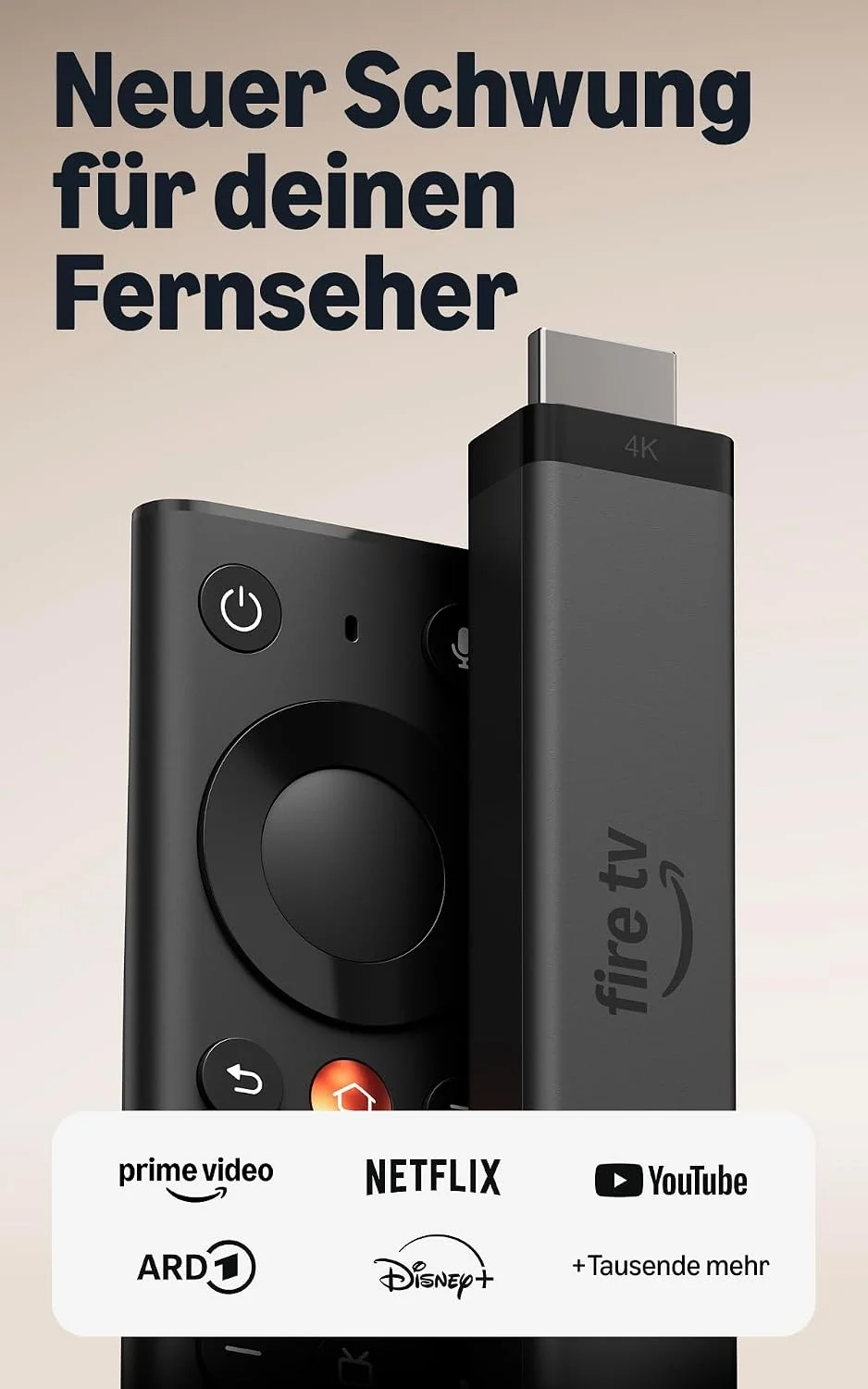 Der neue Amazon Fire TV Stick 4K (neueste Generation 2026)