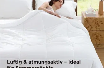 BEDSURE Sommerdecke mit leichter 150-GSM-Füllung