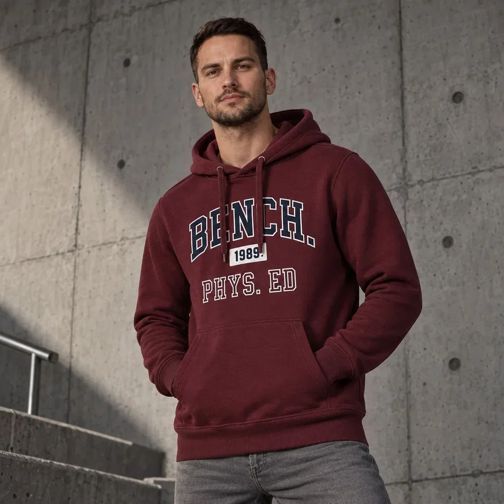 Bench Hulton Hoody Herren Kapuzen Sweatshirt BN2E123150BS2TKM1 (Gr. S bis L)
