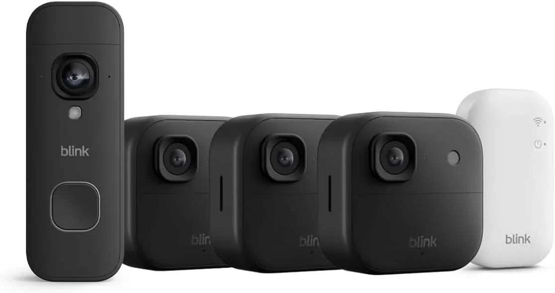 Blink 2K+ Außenkamera und batteriebetriebene Videotürklingel