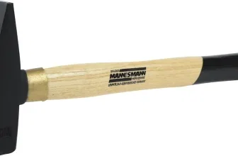 Brüder Mannesmann Schlosserhammer M76503 mit Holzstiel und schwarzem Kopf