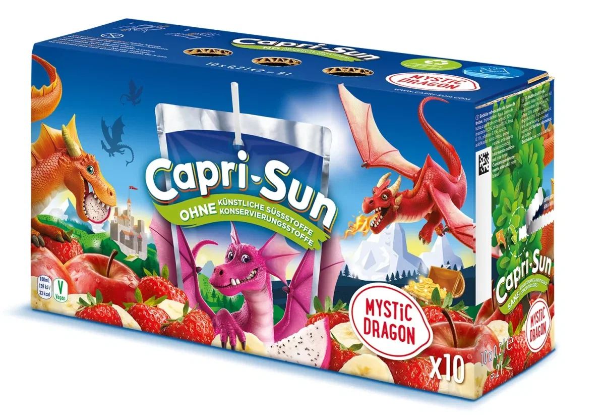 Capri-Sun Mystic Dragon Kinder Fruchtsaftgetränk (4x10x200ml)