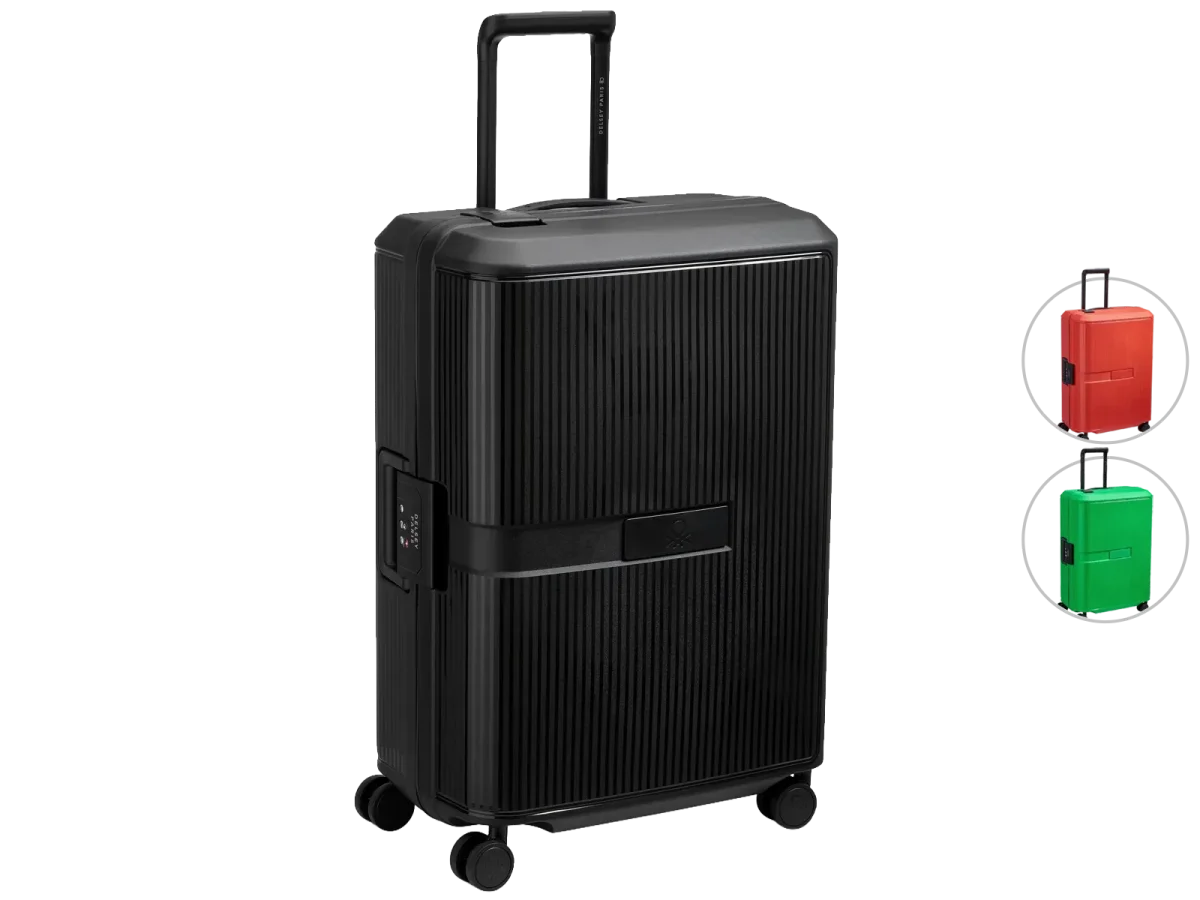 Delsey Color Block Trolley Schwarz (73 Liter)