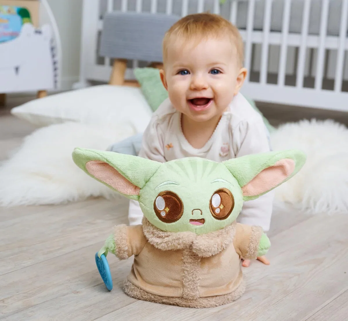 Disney Star Wars – Grogu Plüschtier mit Beißhilfe (28 cm ab 0 Monaten)