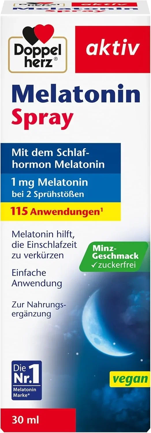 Doppelherz Melatonin Spray – mit Minz-Geschmack