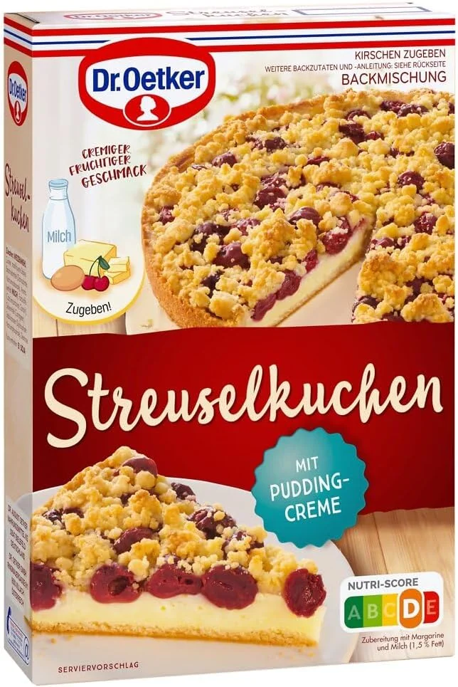 Dr. Oetker Streuselkuchen Backmischung 8er Pack (8x485g)