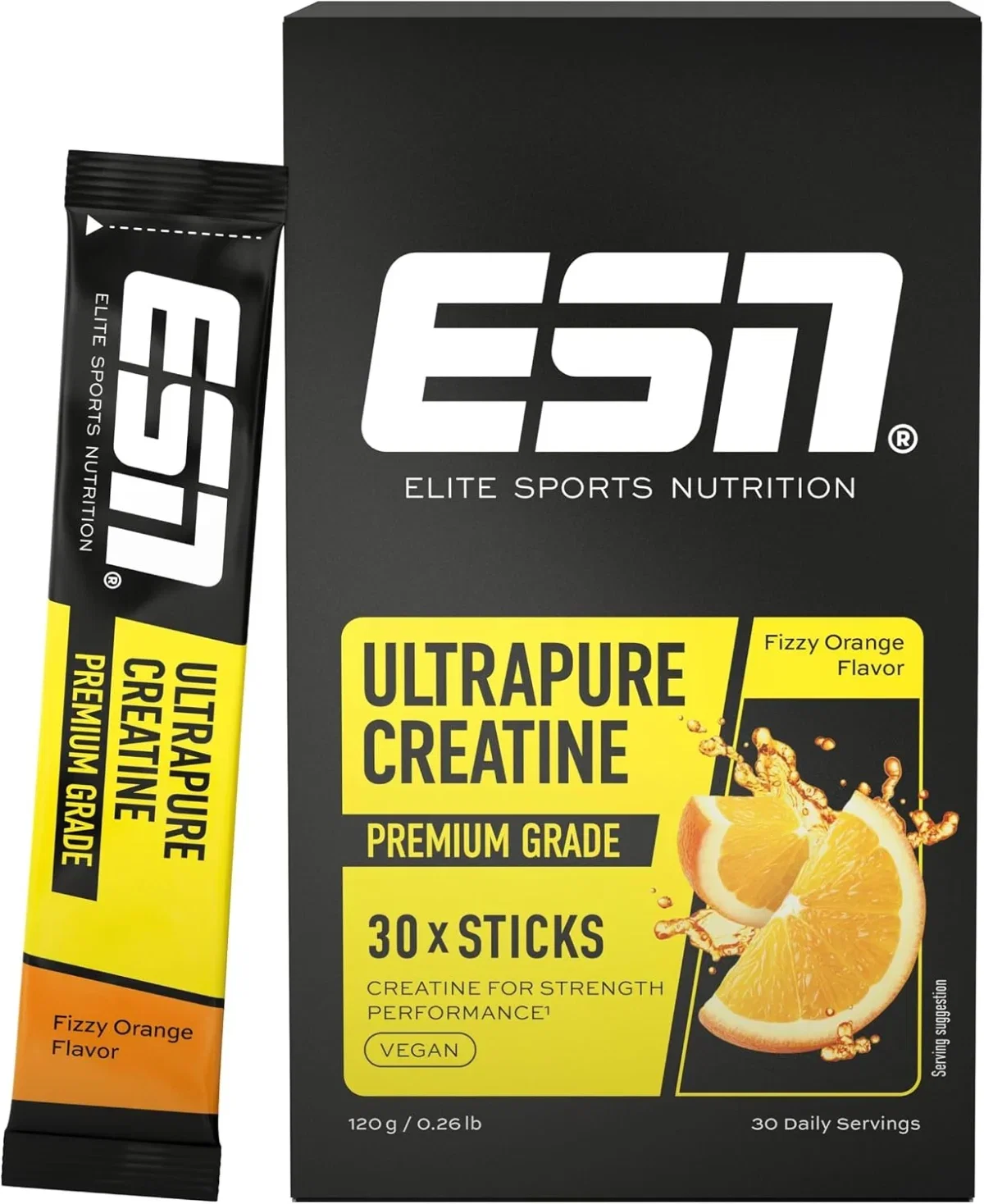 ESN Ultrapure Creatine Monohydrate Sticks (30 Sticks)