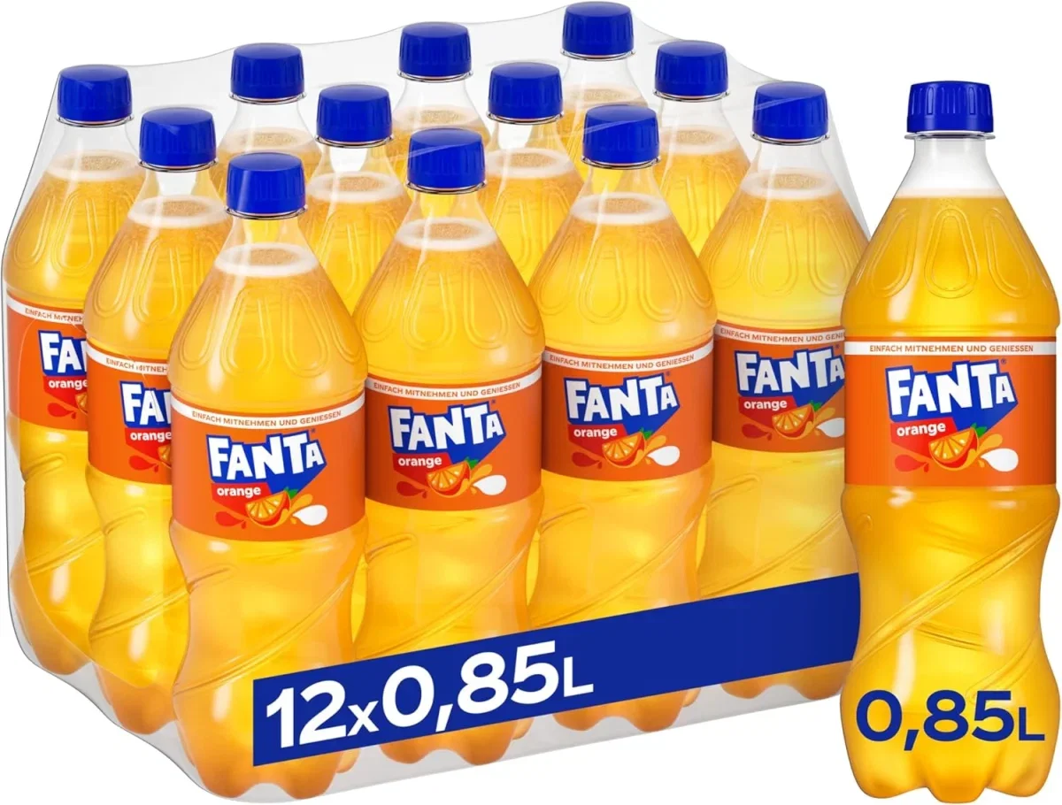 Fanta Orange Limonade Einweg Flasche (12x850ml)