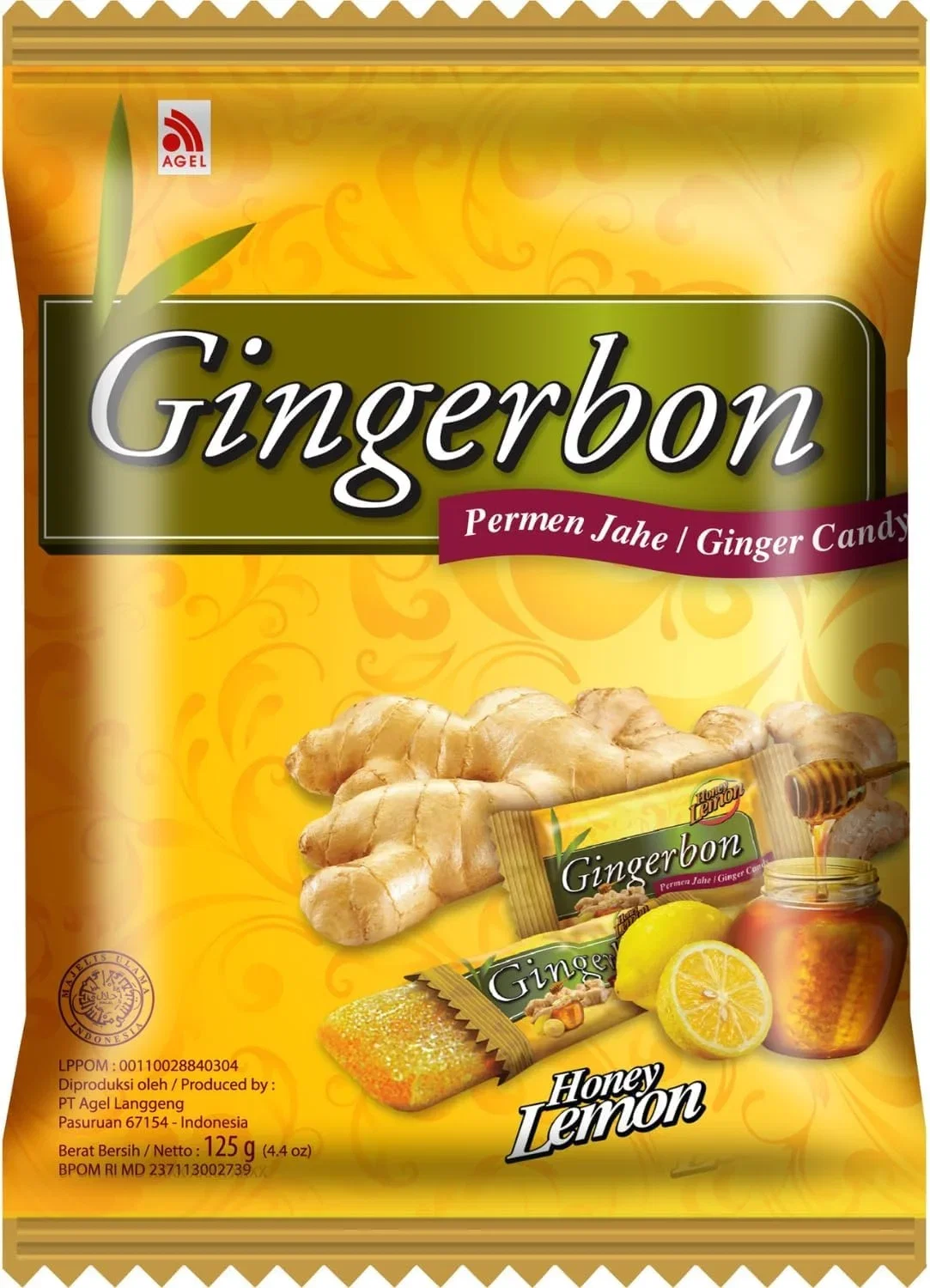 GINGERBON Ingwer Honig Zitrone Bonbons