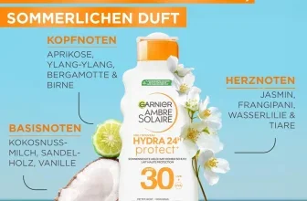 Garnier Ambre Solaire Hydra Protect+ 24h Sonnenmilch mit LSF 30 und 175 ml