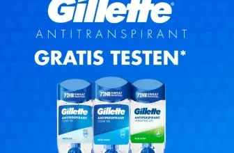 Gillette Clear Gel Anti-Transpirant mit 100 Prozent Cashback