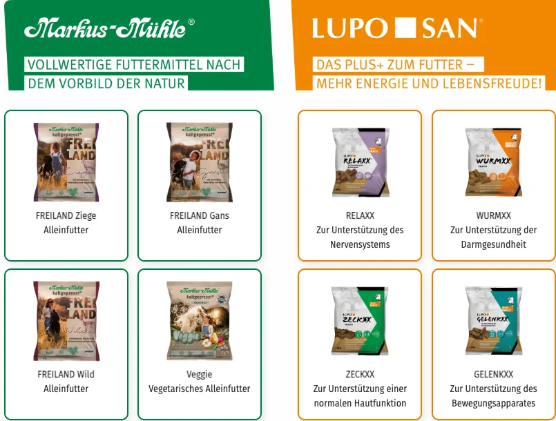 Markus-Mühle: 2 Futterproben kostenlos bestellen – Versand ebenfalls gratis