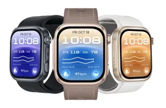 Huawei Watch D3 mit aufblasbarem Armband zur direkten Blutdruckmessung am Handgelenk
