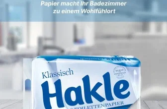 Hakle Klassisch Toilettenpapier mit 24 Rollen in 3-lagiger Ausführung