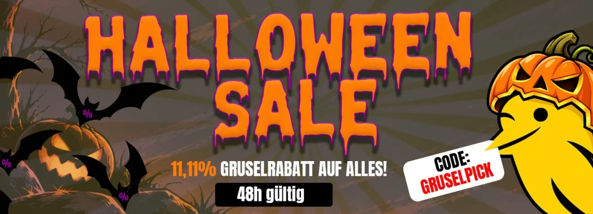Picksport Halloween Sale: 11,11 % Rabatt auf das gesamte Sortiment