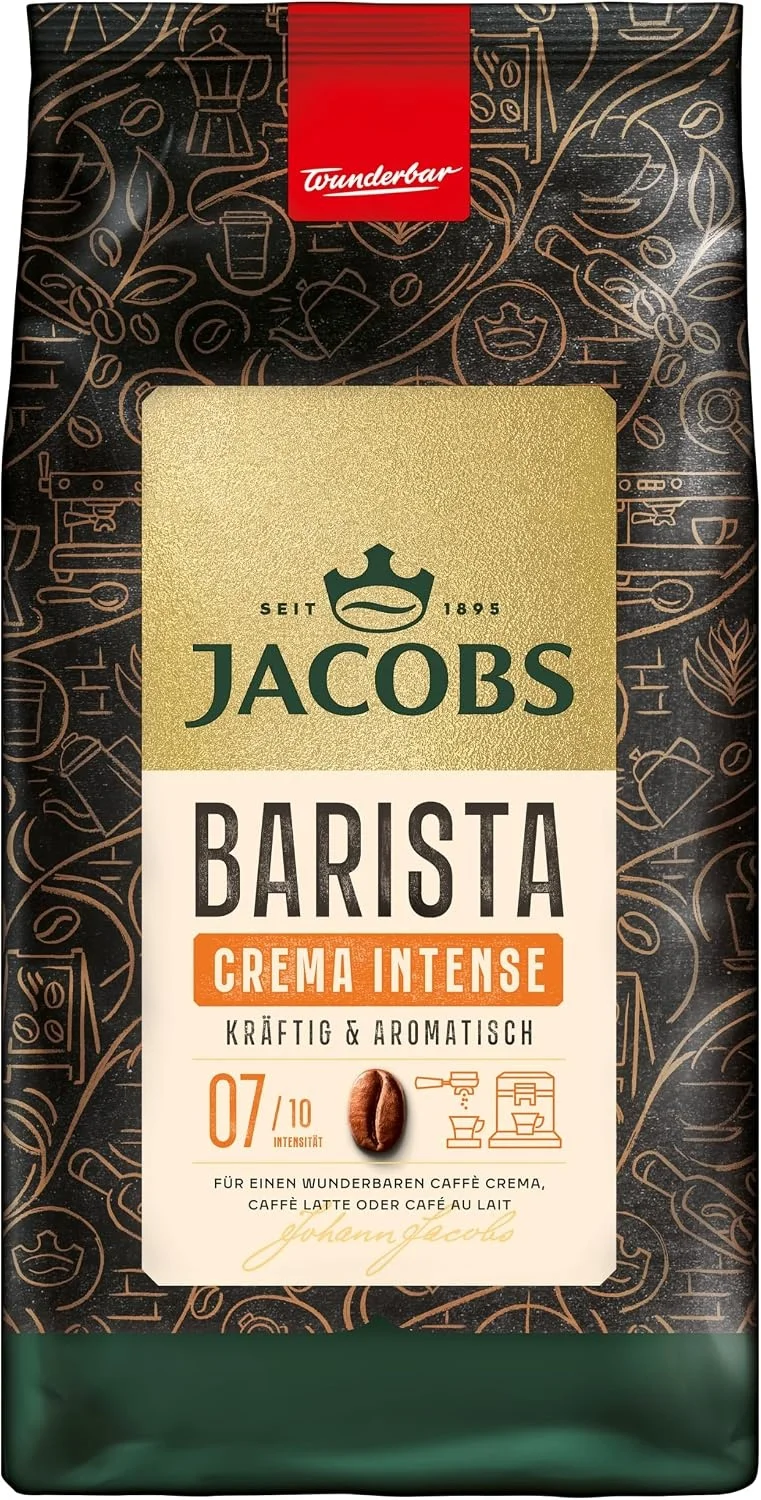 Jacobs Kaffeebohnen Barista Crema Intense 7/10 (1kg)