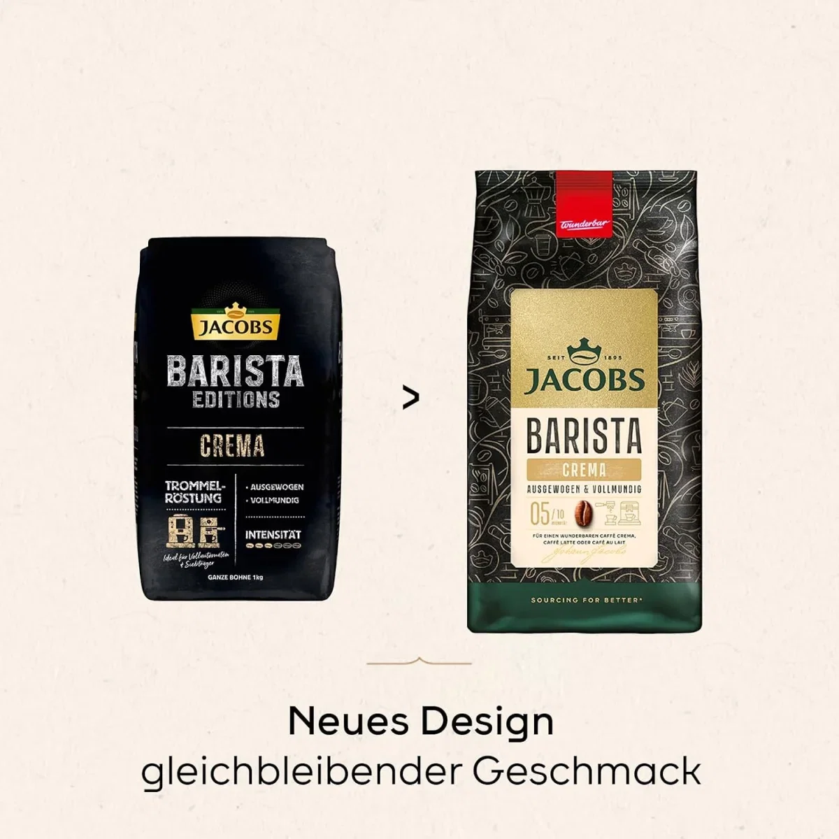 Jacobs Kaffeebohnen Barista Crema Intense 7/10
