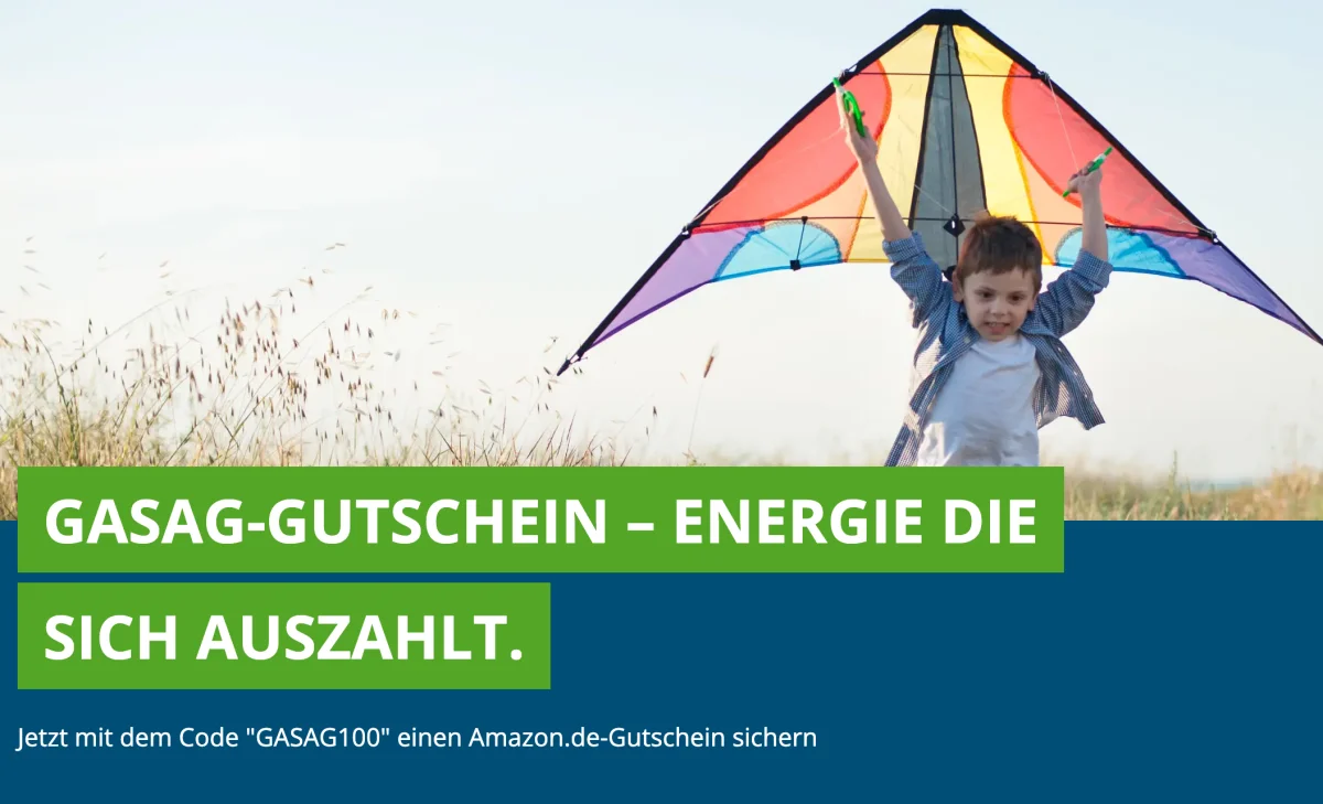GASAG Bonus-Aktion – bis zu 400 € Vorteil für Neukunden