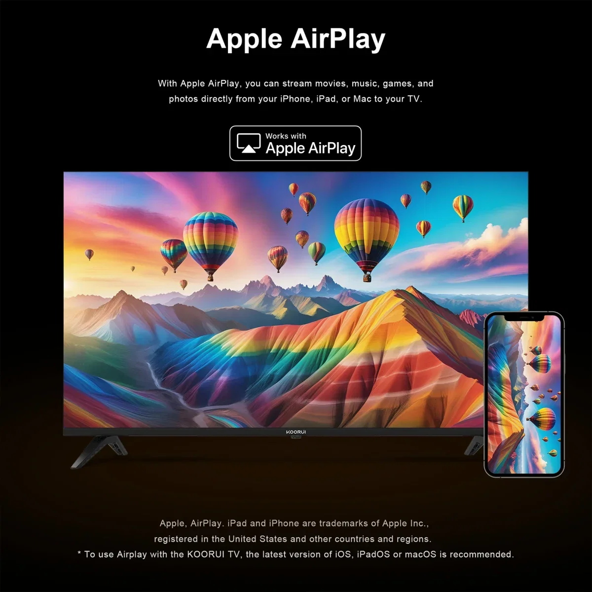 KOORUIK40Q1FQ-T8 40 Zoll Full HD QLED TIZEN TV