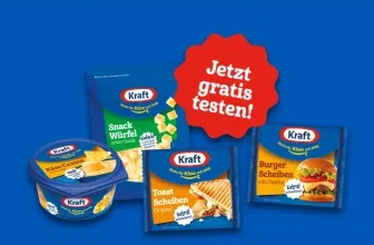 KRAFT Käse Gratis Testen Cashback-Aktion 2026
