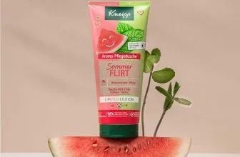 Kneipp Sommerflirt Duschgel auf Wassermelonenscheibe mit Minze