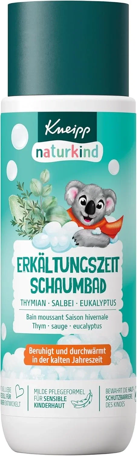 Kneipp naturkind Kinder-Schaumbad Erkältungszeit in der 200-ml-Flasche