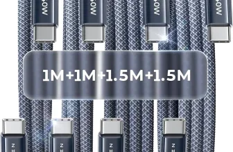 LISEN 240W USB-C-Kabel im 4er-Pack mit USB-C auf USB-C