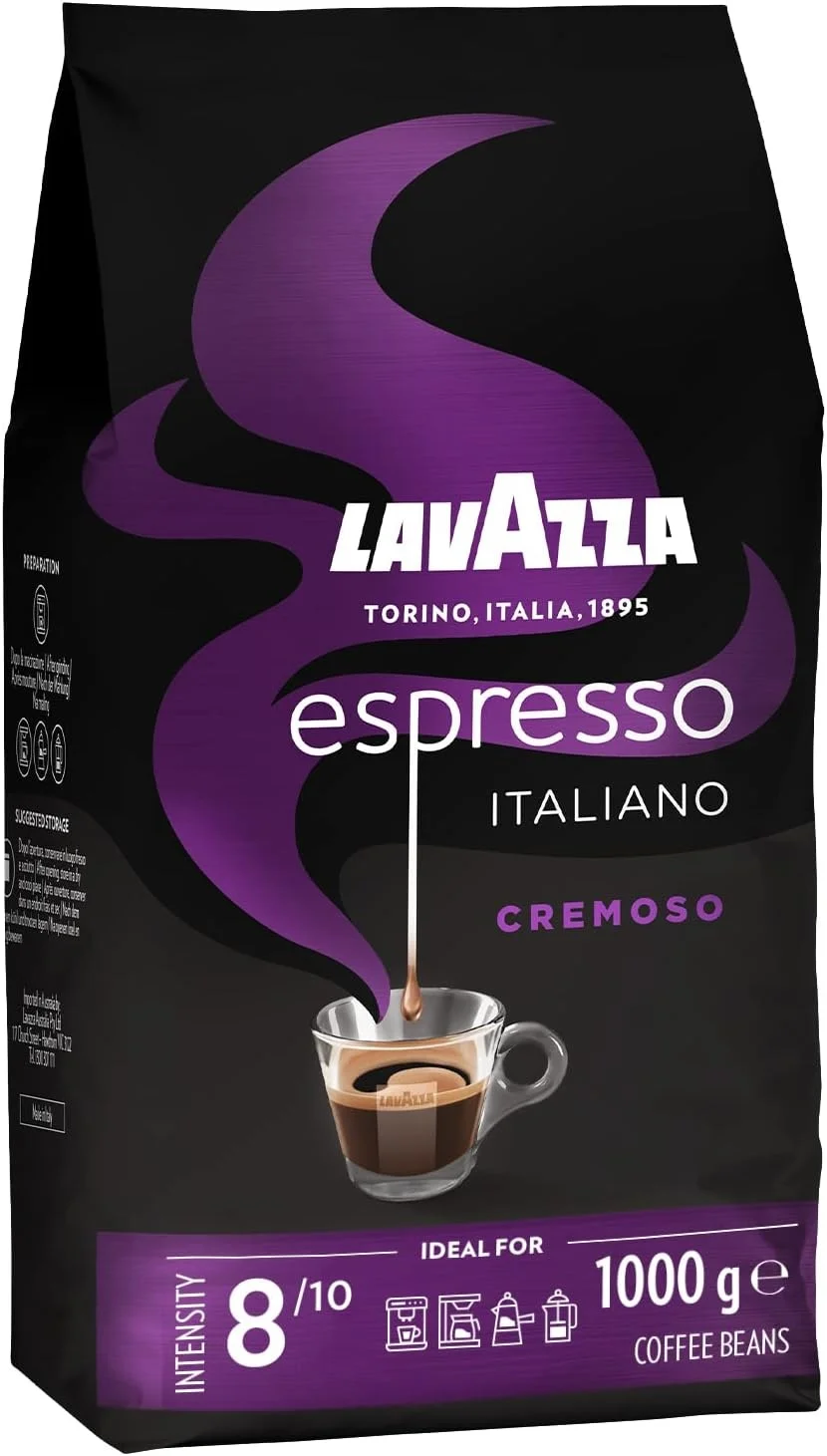 Lavazza Espresso Italiano Cremoso Aromatische Kaffeebohnen 1 kg