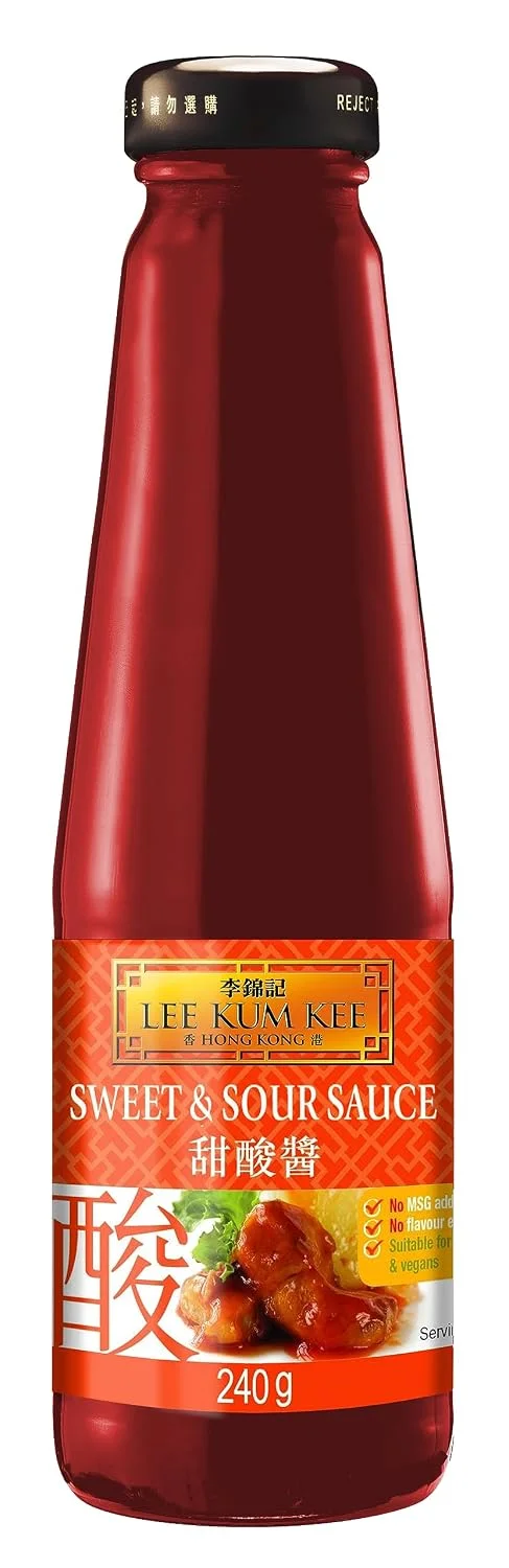 Lee Kum Kee Süss-Sauer Sauce – Dip & Würzsauce (4x240g)