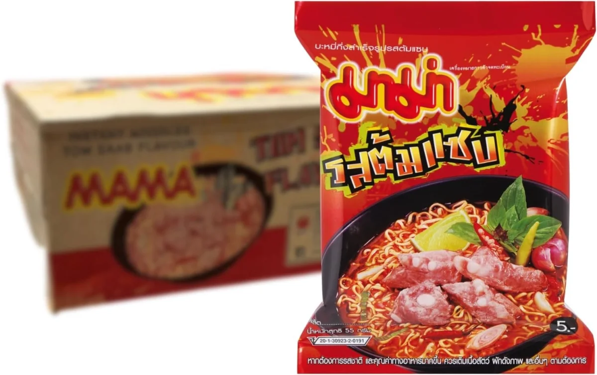 MAMA – Instant Nudeln Tom Saab – Multipack (30x55g)