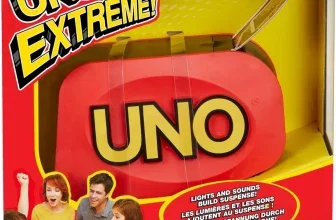 Mattel Games UNO Extreme Kartenspiel mit elektronischem Kartenwerfer