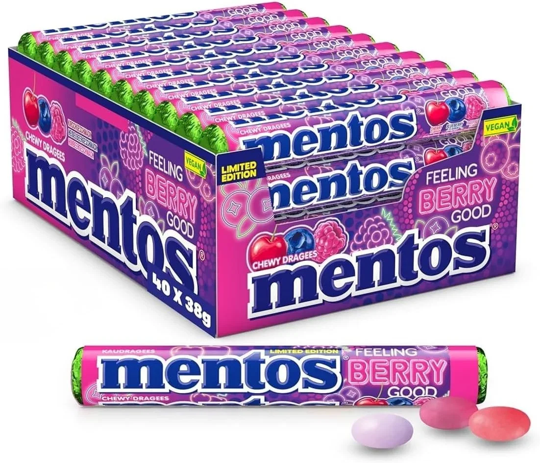 Mentos Feeling Berry Good Limited Edition (40 Rollen)
