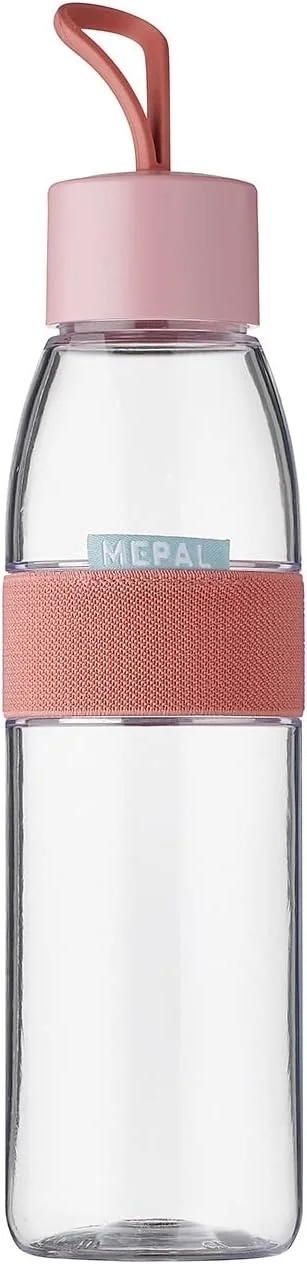 Mepal – Wasserflasche Ellipse (500ml – Geeignet für kohlensäurehaltige Getränke – BPA-frei)