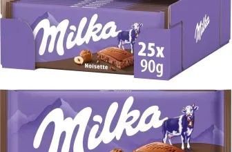 Milka Noisette Alpenmilch Schokolade im 25er-Pack mit 25 Tafeln à 90 g