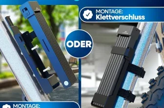 NEXTCOVER FoldBasic Faltschloss mit 100 cm Länge und Fahrradhalterung