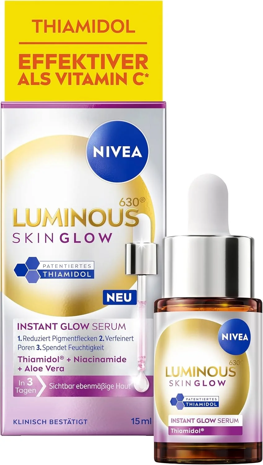 NIVEA LUMINOUS630 Skin Glow Instant Glow Serum (15ml)