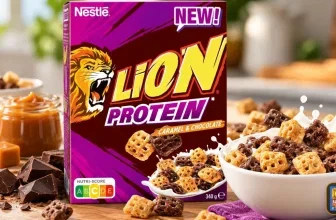 Nestlé LION Protein Cereals mit Schoko und Karamell in der 340g-Packung