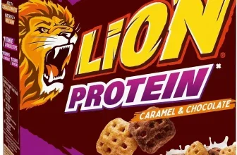 Nestlé LION Protein Cereals mit Schoko und Karamell in der 340g-Packung