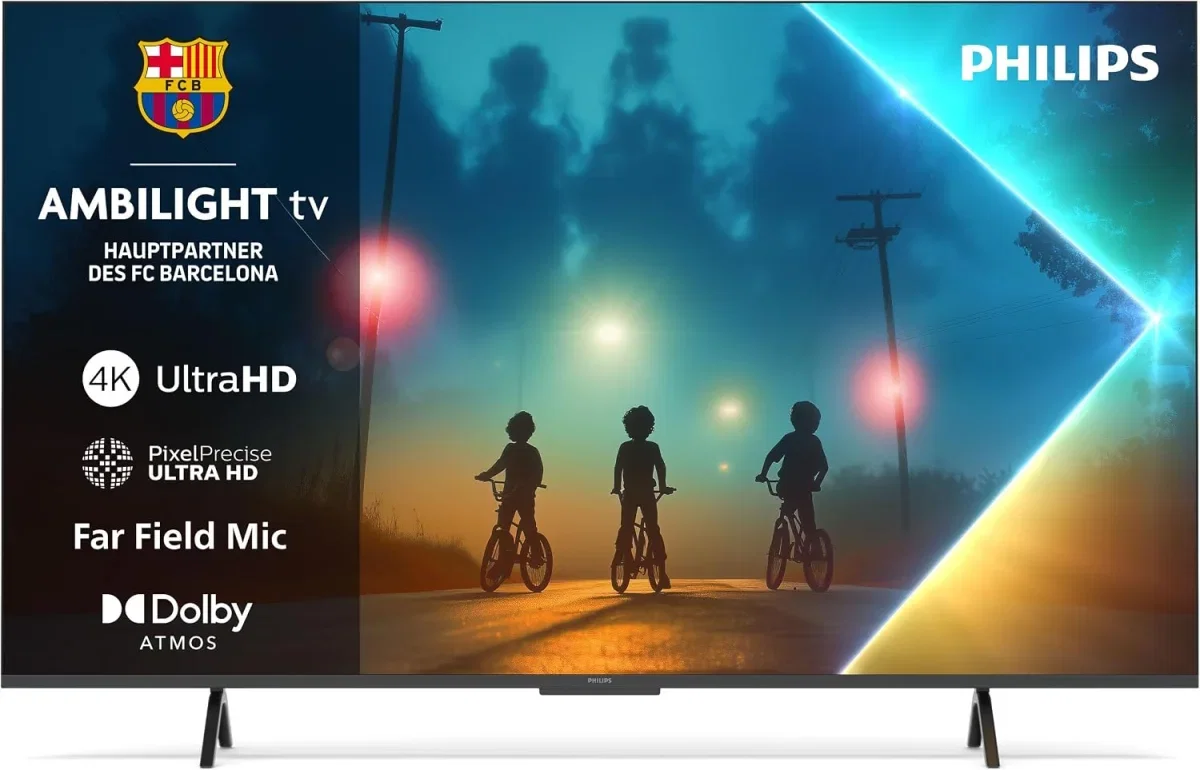 PHILIPS Ambilight 65PUS8200 4K LED Smart TV (65 Zoll Display mit Pixel Precise Ultra HD)