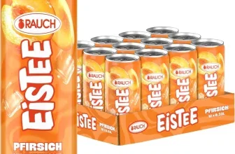 Rauch Eistee Pfirsich 12er Pack Dosen mit Fruchtsaft
