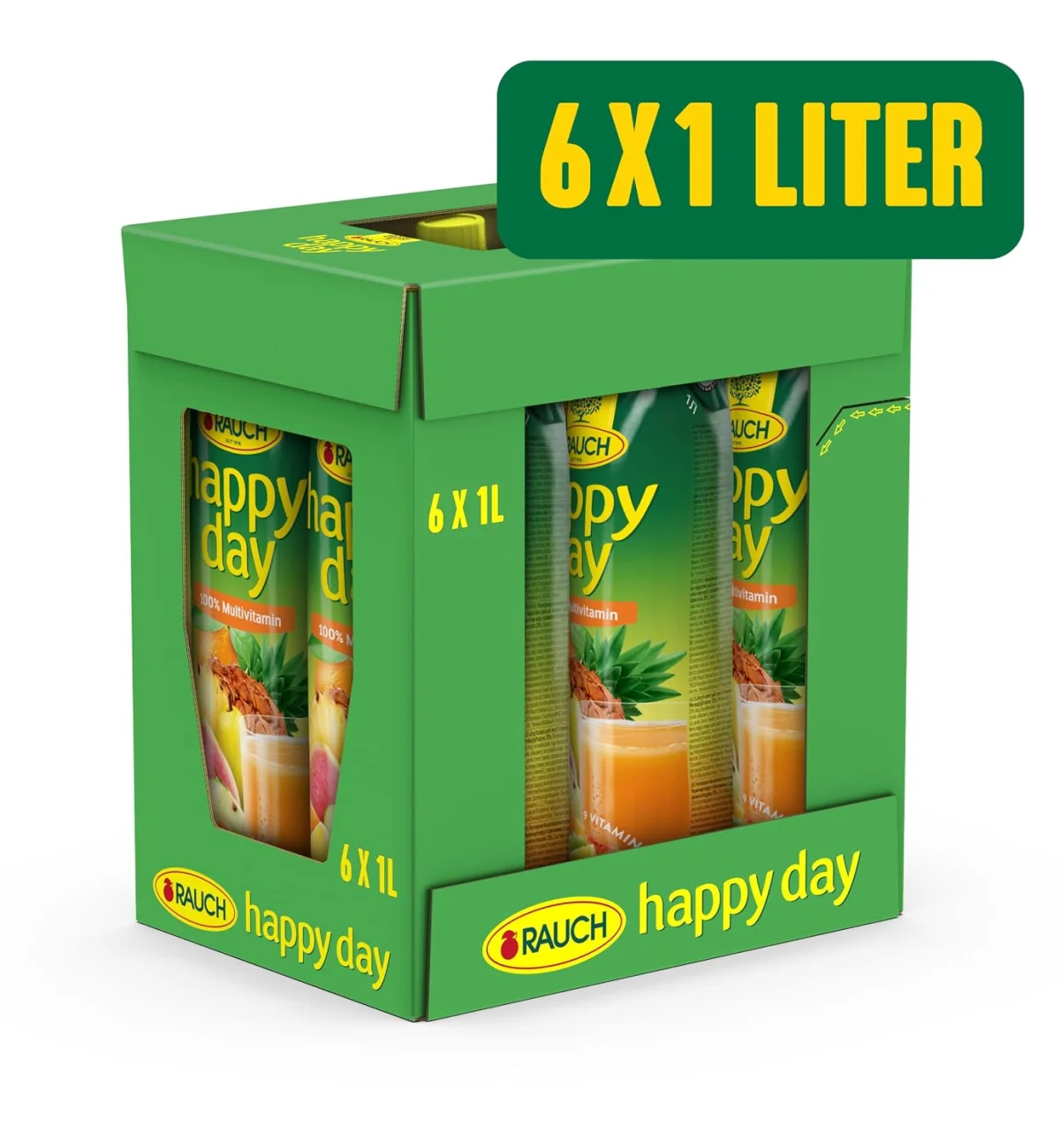 Rauch Happy Day Multivitamin Fruchtsaft Vegan (6x1l)